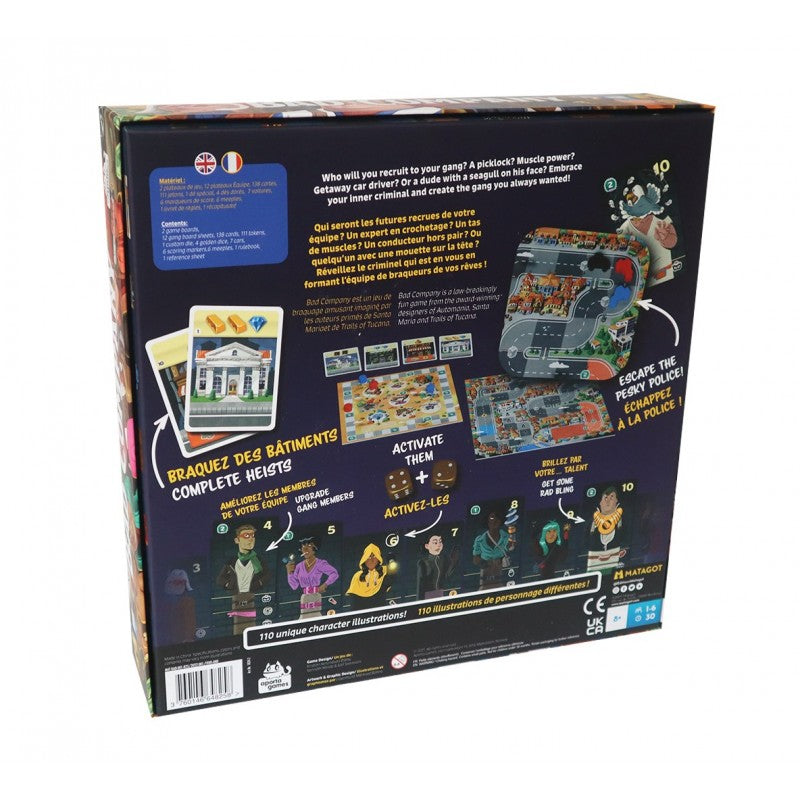 Board Game Bad Company (English, French Version)