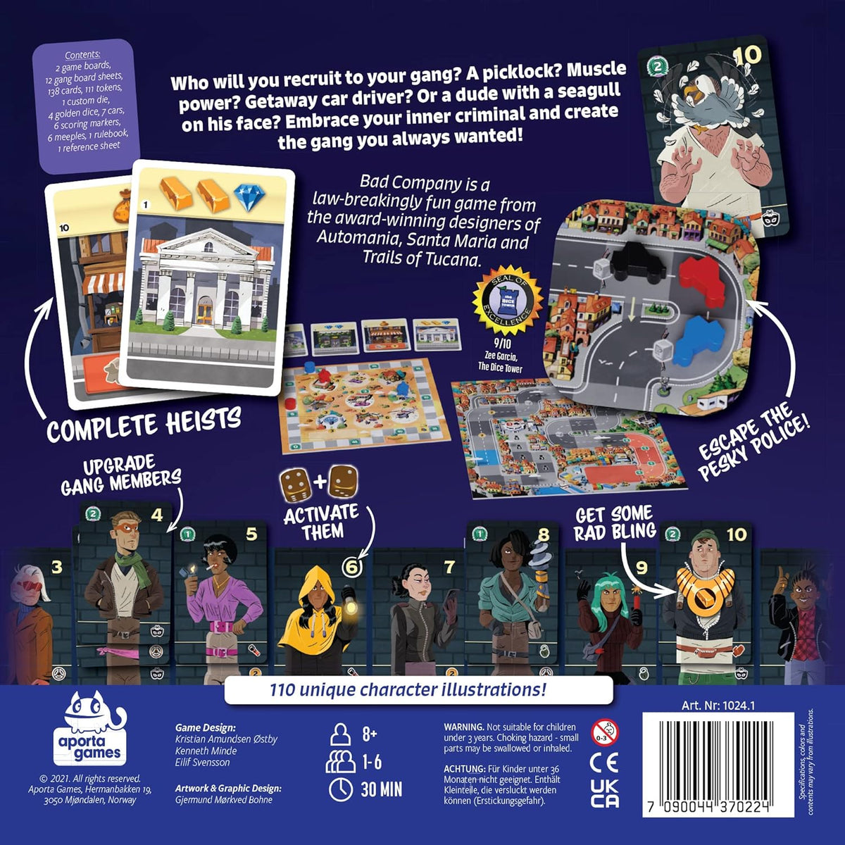 Board Game Bad Company (English, French Version)