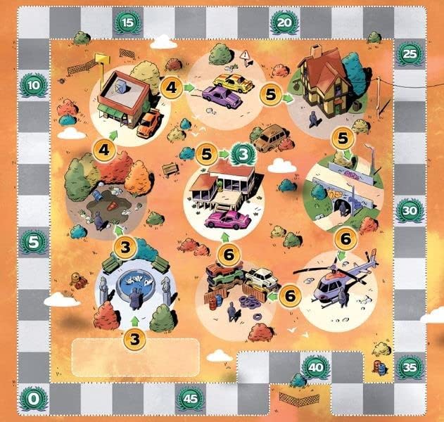 Board Game Bad Company (English, French Version)