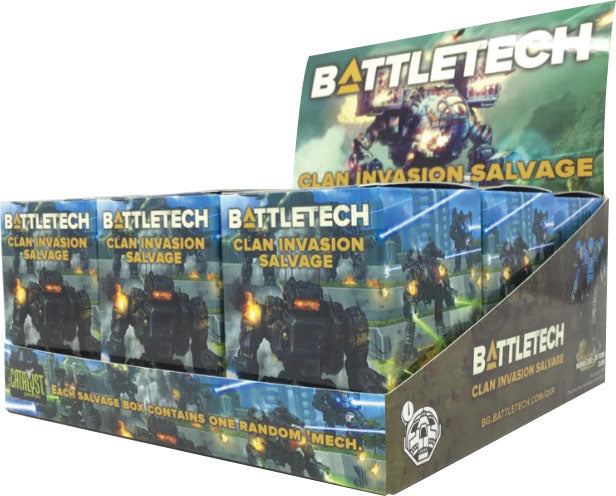 BattleTech. Clan Invasion. Salvage Box Display (9 units, English Version)