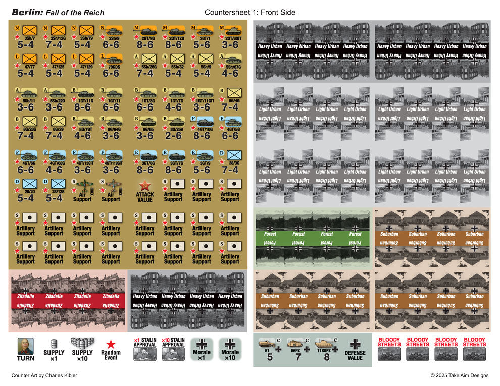 Board Game Berlin. Fall of the Reich 1945 (English Version)