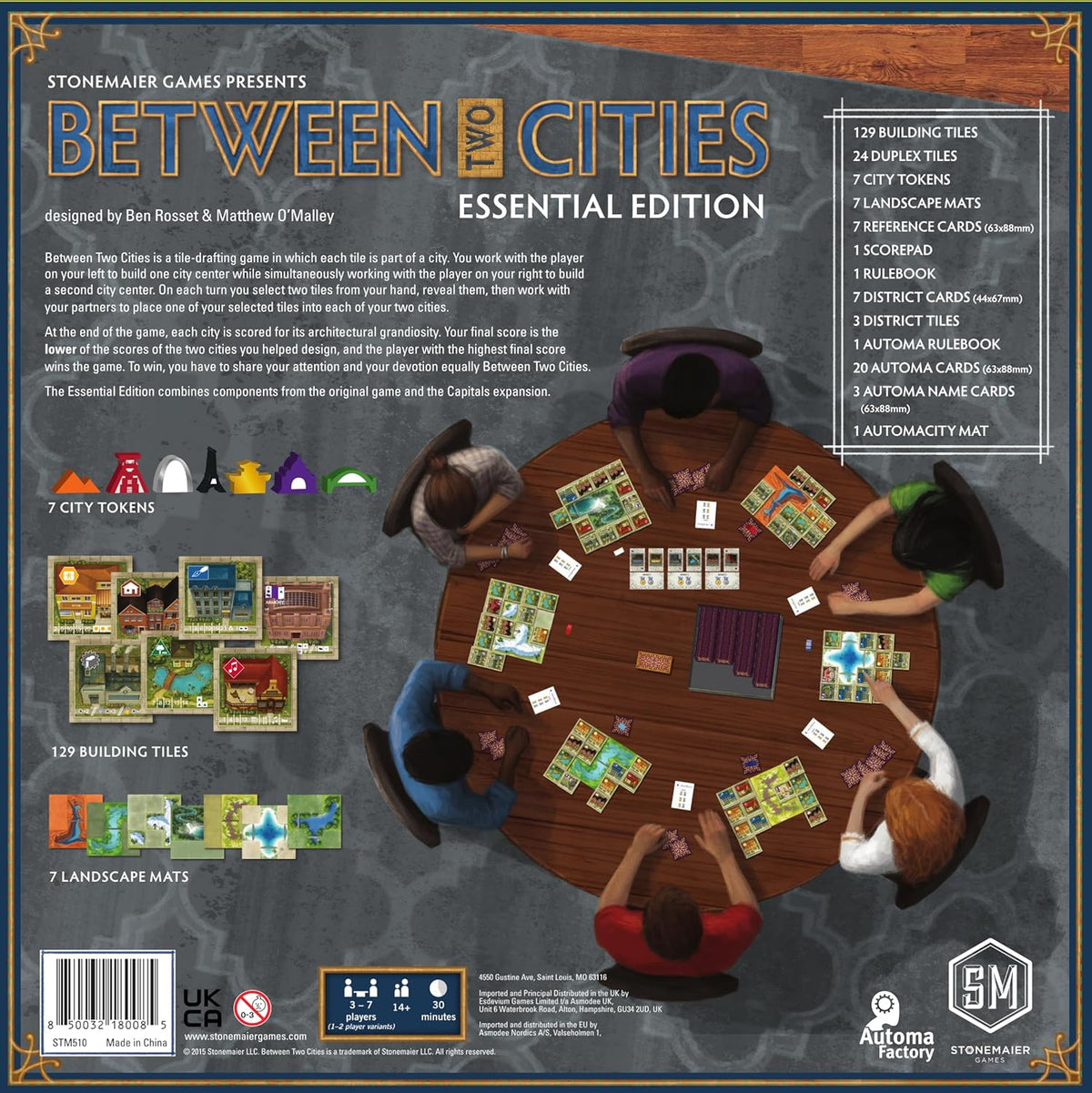 Board Game Between Two Cities. Essential Edition (English Version)