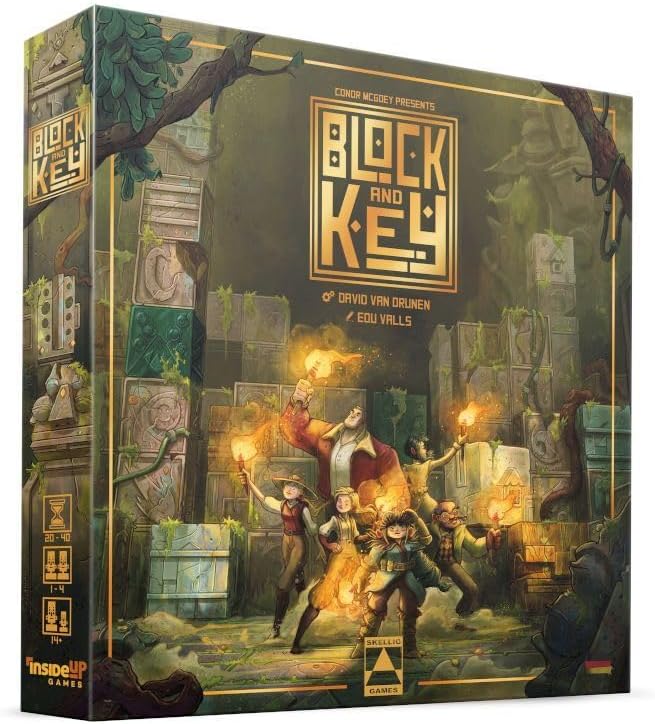 Board game Block and Key (German, English, French versions)