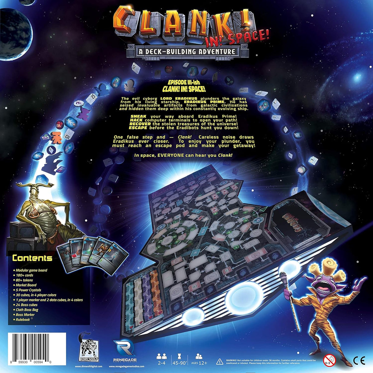 Brettspiel Clank in Space! (Englische Version)