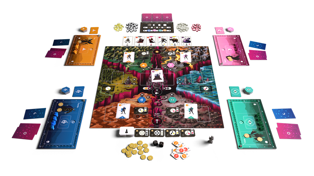 Board Game Crown of Ash (German Version)