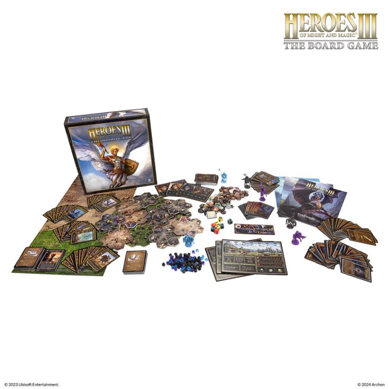 The board game Heroes of Might and Magic 3 (German Version)