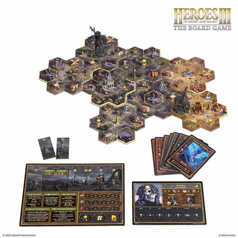 The board game Heroes of Might and Magic 3 (German Version)