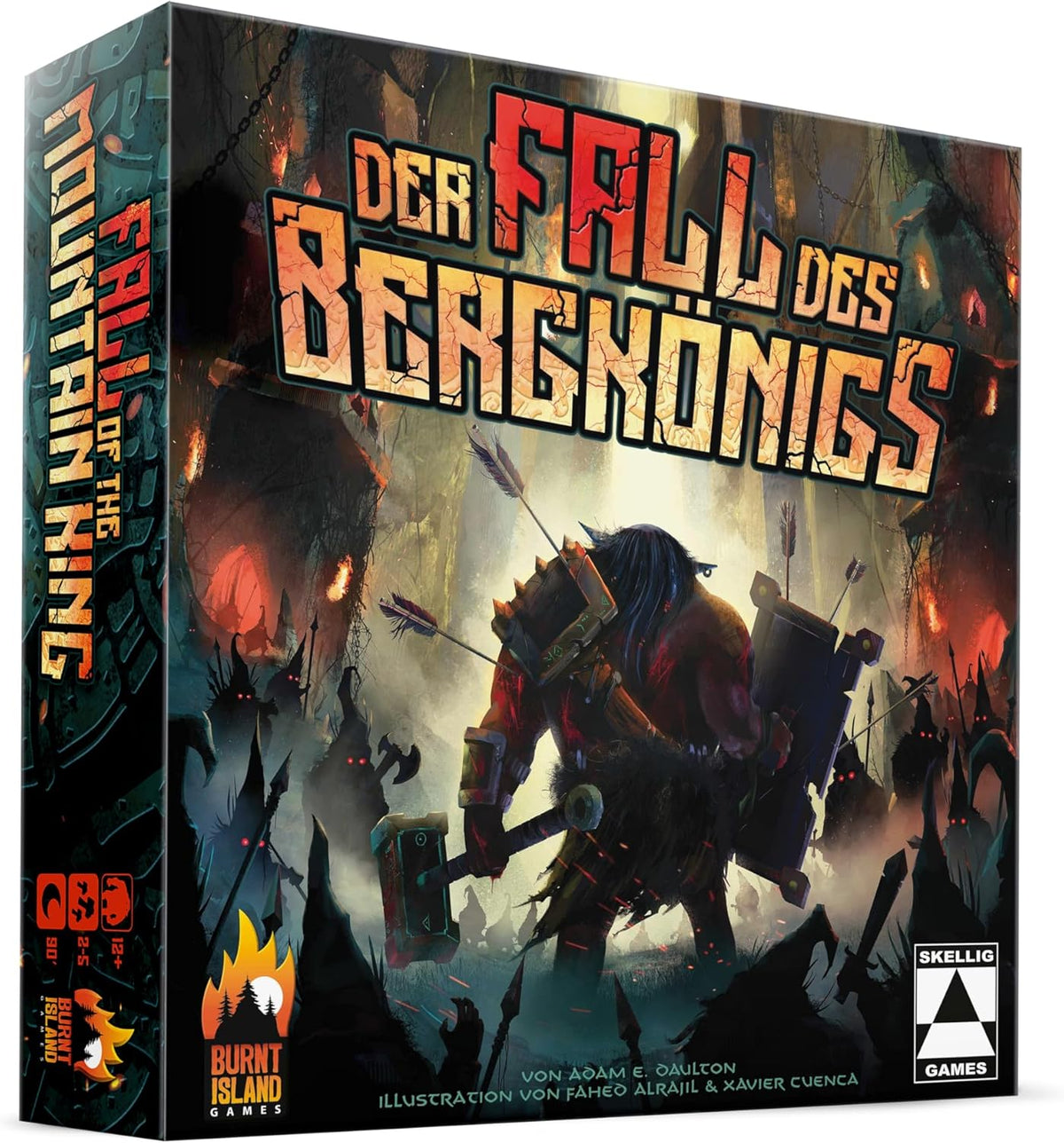 Board Game The Fall of the Mountain King (German Version)