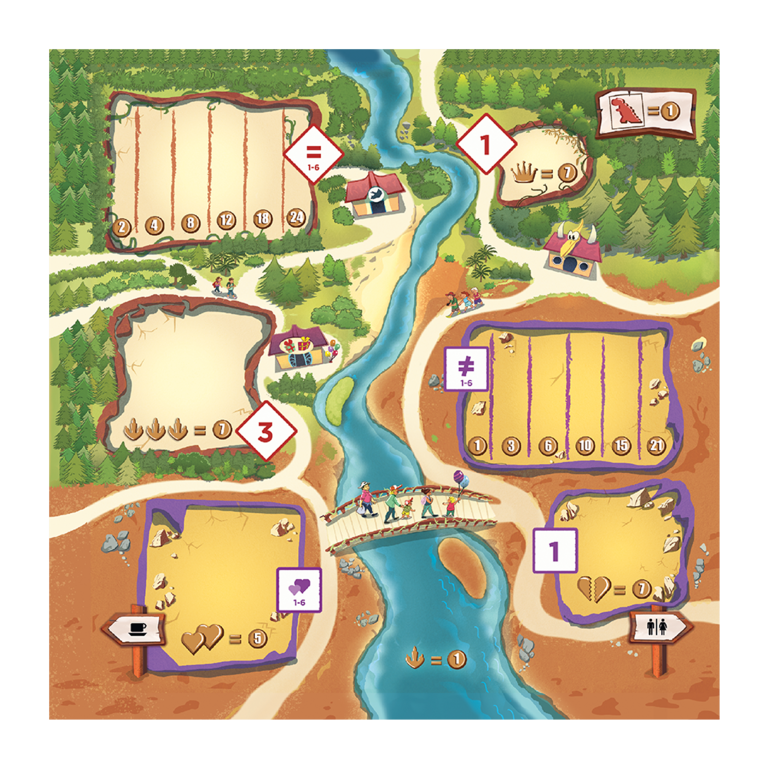 Brettspiel Draftosaurus (Deutsche Version)
