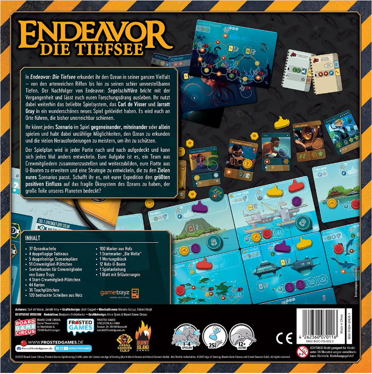 Board Game Endeavor: Deep Sea (German Version)