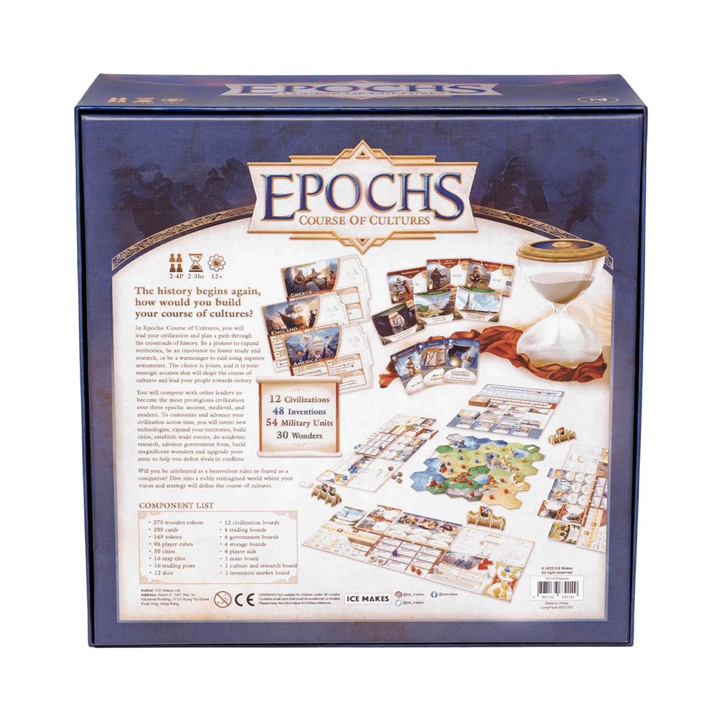 Brettspiel Epochs. Course of Cultures (Englische Version)
