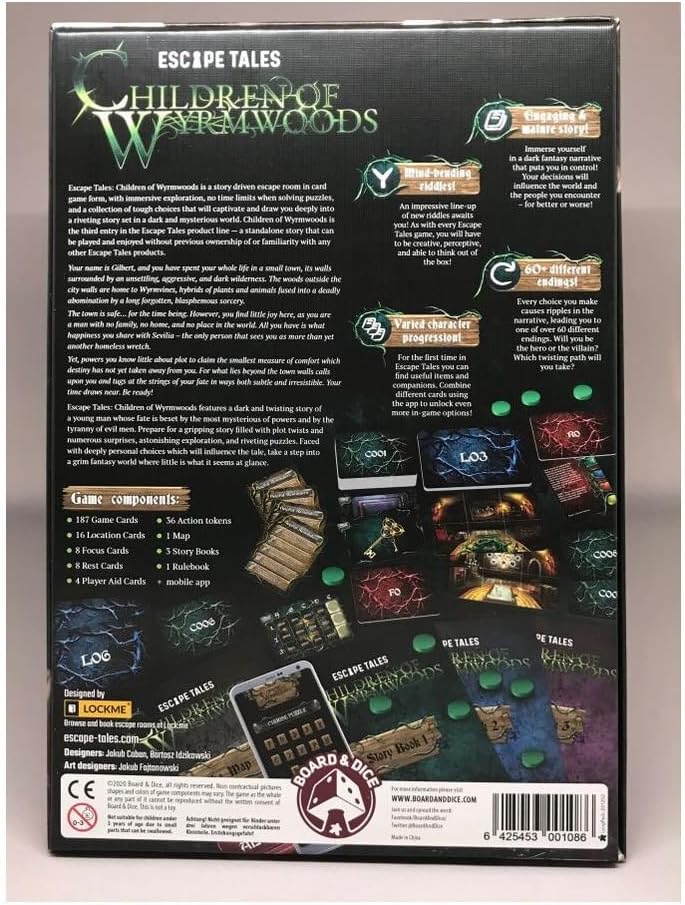 Board game Escape Tales. Children of Wyrmwoods (Englische Version)
