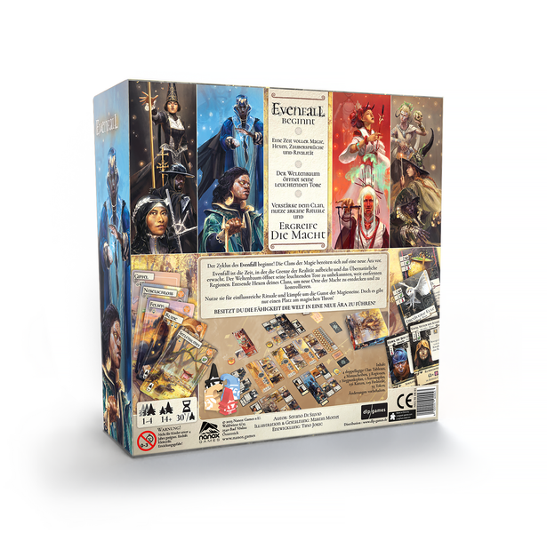 Board Game Evenfall (German Version)