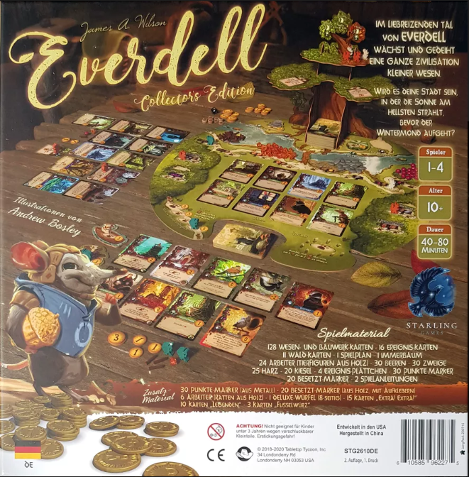 Board Game Everdell. Collector's Edition (English Version)