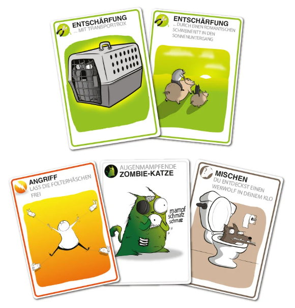 Kartenspiel Exploding Kittens. NSFW Edition (Deutsche Version)