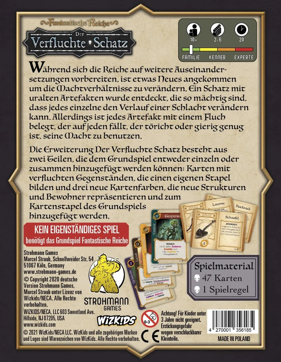 Erweiterung Fantastische Reiche. Der Verfluchte Schatz (Deutsche Version)