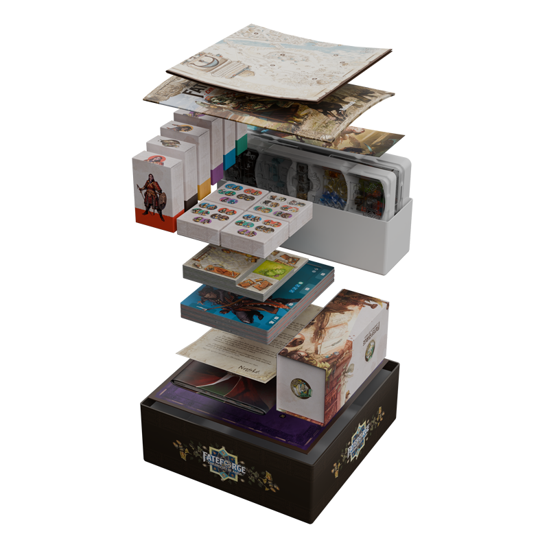 Brettspiel Fateforge. Chronicles of Kaan. Standard Edition (Englische Version)