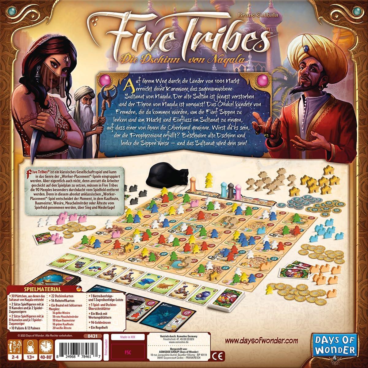 Board Game Five Tribes (German Version)
