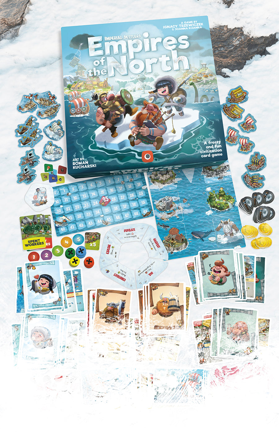Board Game Imperial Settlers. Empires of the North (English Version)