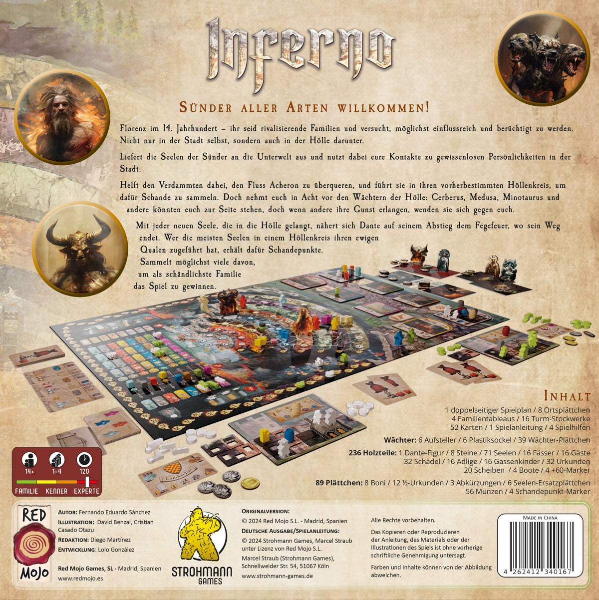 Board Game Inferno (German Version)
