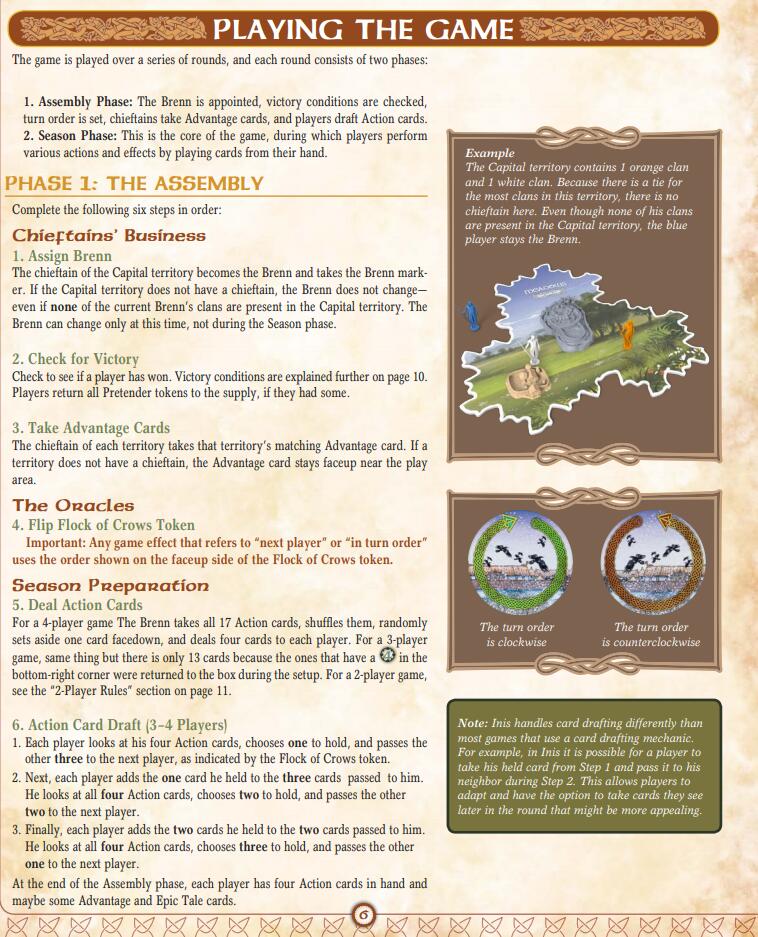 Brettspiel Inis. Third Edition (Englische Version)