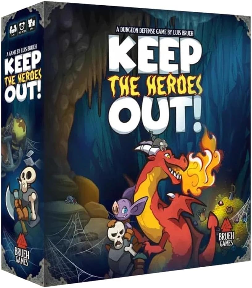 Board game Keep The Heroes Out! (English version)