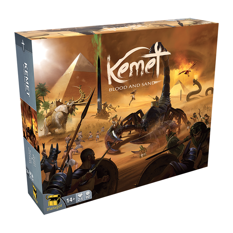 Board Game Kemet: Blood and Sand (English, French Version)