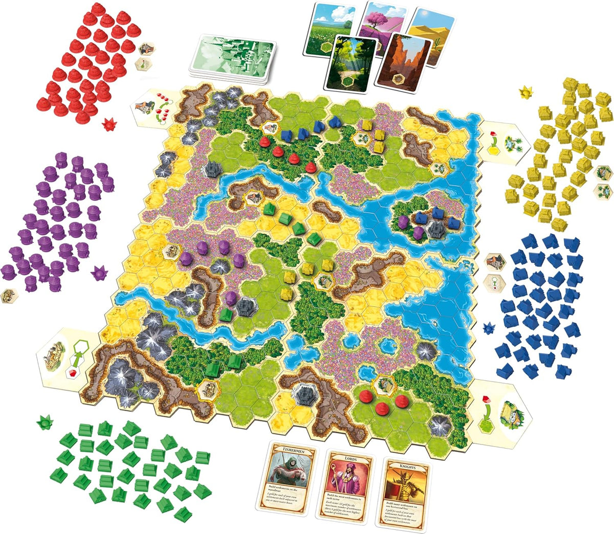 Board Game Kingdom Builder. Anniversary Edition (Multilingual Version)