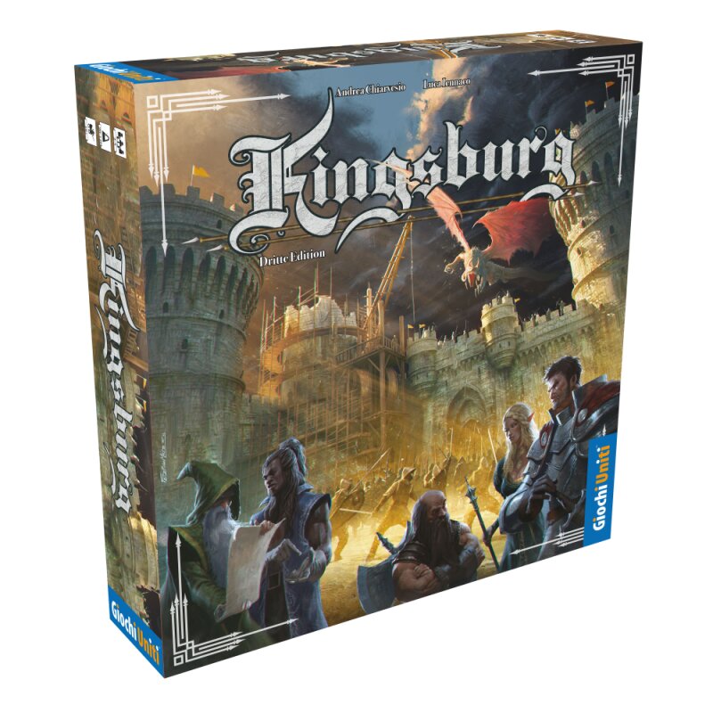 Board Game Kingsburg. Third Edition (German Version)