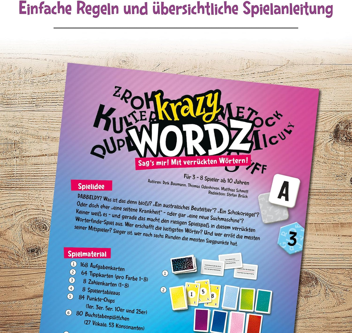 Brettspiel Krazy Wordz (Deutsche Version)