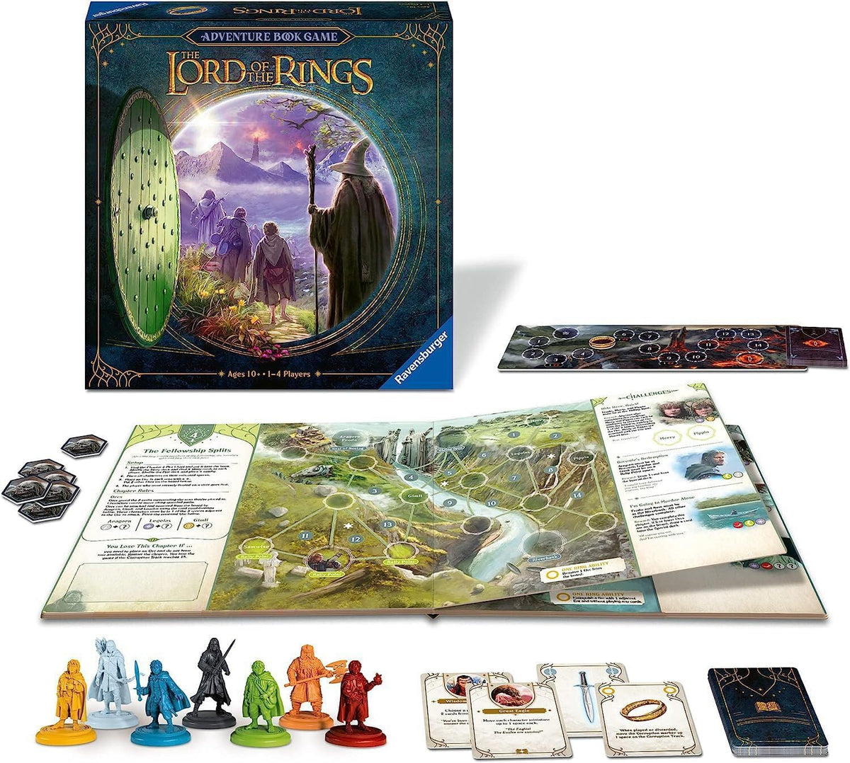 Board Game Lord of the Rings. Adventure Book Game (English Version)