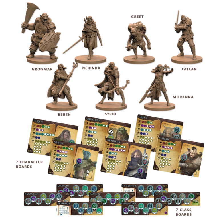 Board Game Maladum. Dungeons of Enveron (English Version)