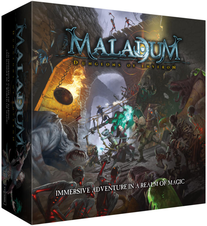 Board Game Maladum. Dungeons of Enveron (German Version)