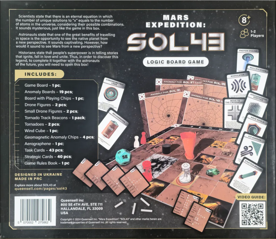 Board Game Mars Expedition. SOL43 (English Version)