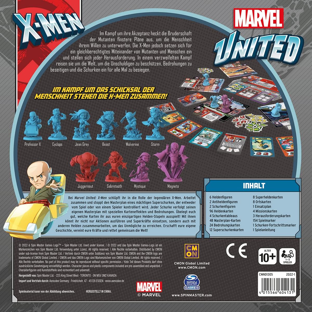 Brettspiel Marvel United. X-Men (Deutsche Version)