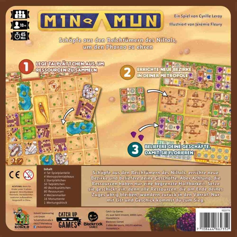 Brettspiel Min-Amun (Deutsche Version)