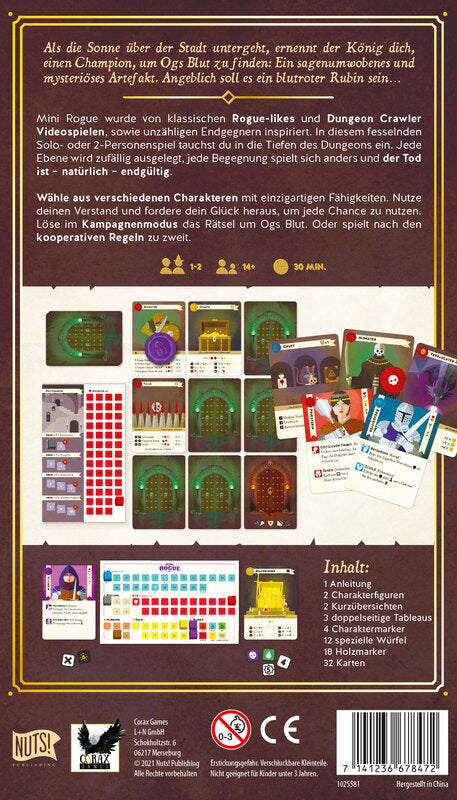 Board game Mini Rogue (English version)