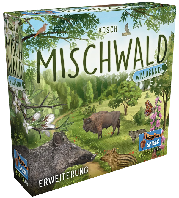 Erweiterung Mischwald. Waldrand (Deutsche Version)