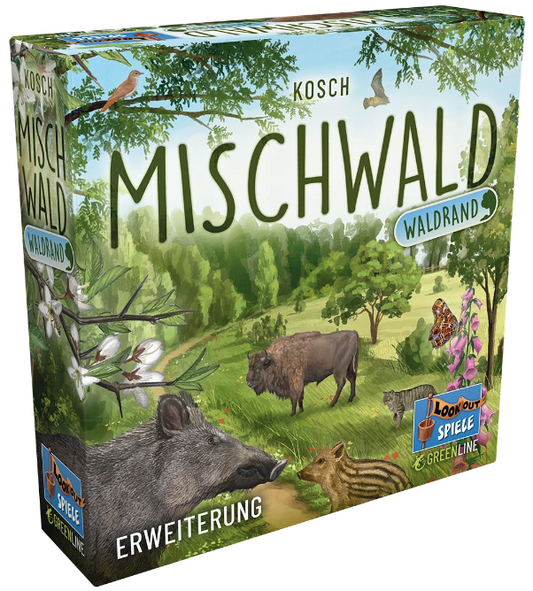 Erweiterung Mischwald. Waldrand (Deutsche Version)