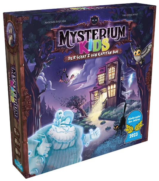 Jeu de société Mysterium Kids. Le Trésor du Capitaine Bouh (Version allemande)