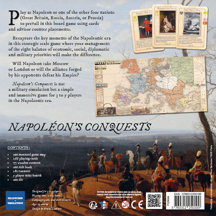 Board game Napoleon's Conquest (English version)