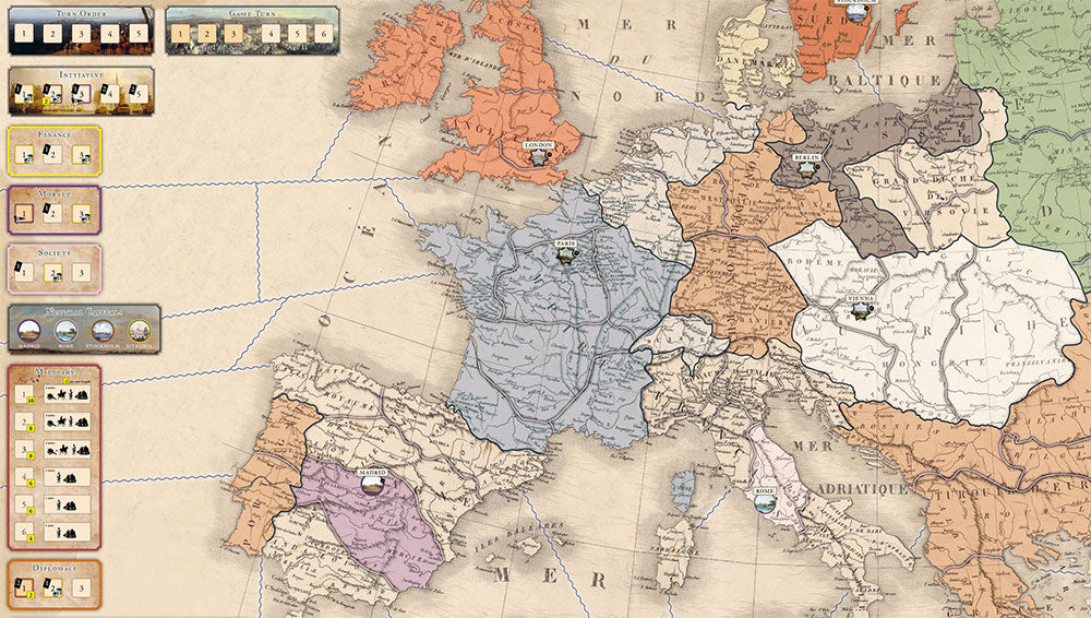 Board game Napoleon's Conquest (English version)