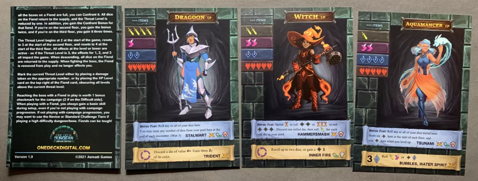 One Deck Dungeon: Abyssal Depths Expansion (English Version)
