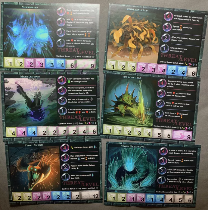One Deck Dungeon: Abyssal Depths Expansion (English Version)