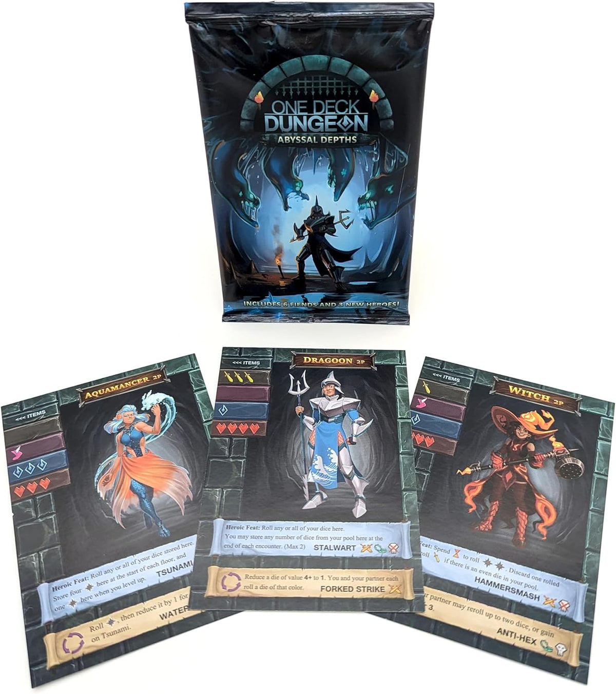 One Deck Dungeon: Abyssal Depths Expansion (English Version)