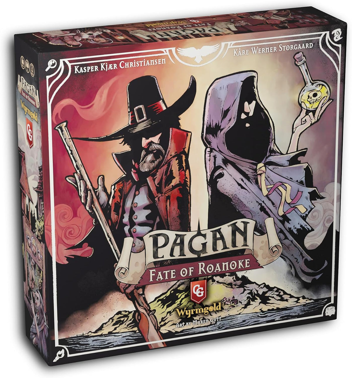 Brettspiel Pagan. Fate of Roanoke (Englische Version)