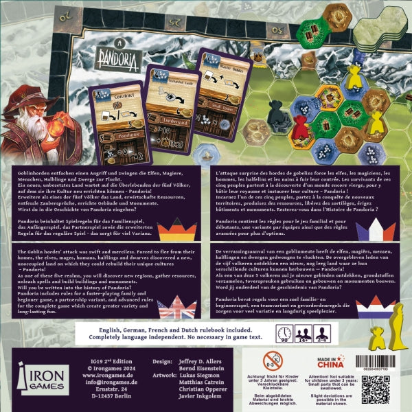 Board Game Pandoria (German Version)