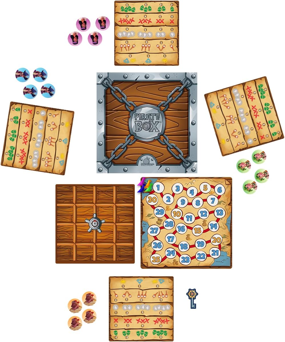 Brettspiel Pirate Box (Multilingual Edition)