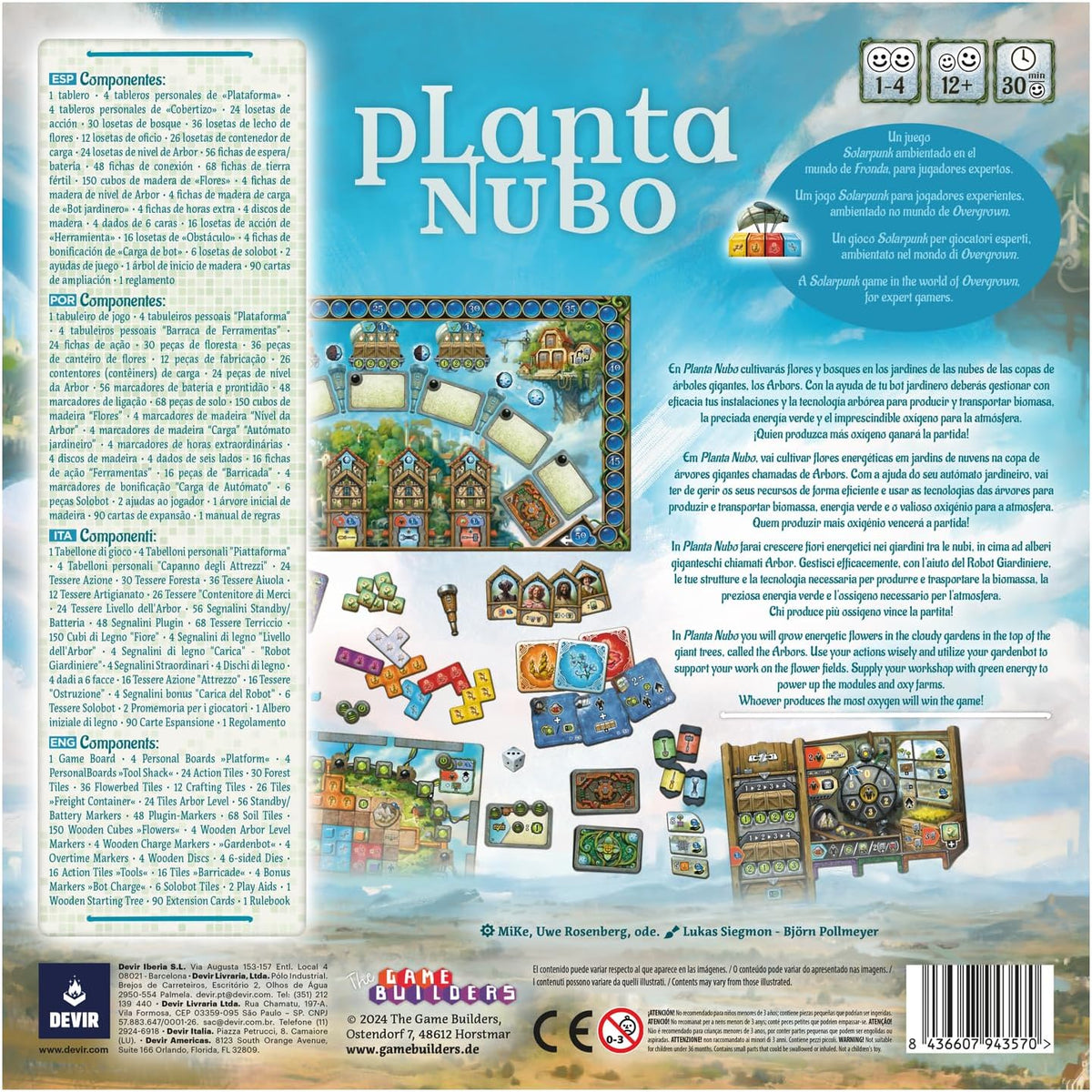 Board Game Planta Nubo (German Version)
