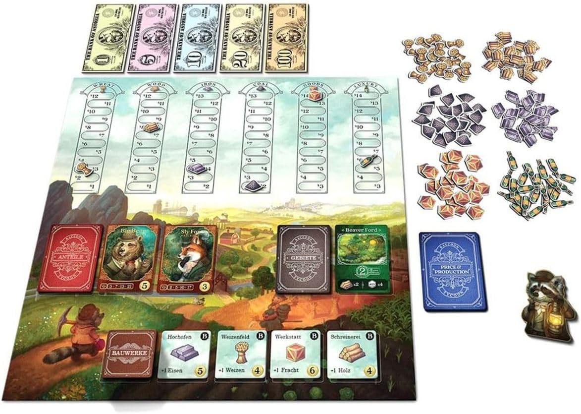 Board Game Raccoon Tycoon (German Version)